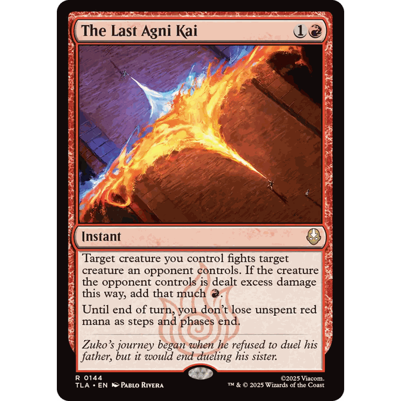 TLA 144 最终火神会  The Last Agni Kai  万智牌 闪 R