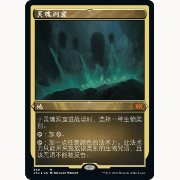 2X2 569 灵魂洞窟 Cavern of Souls 万智牌 蚀刻闪 M