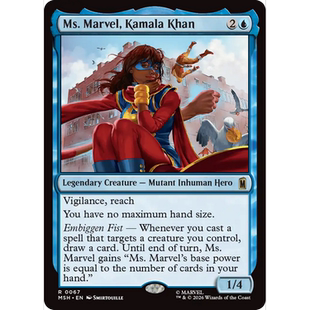 MSH 67 惊奇少女卡玛拉·克汗Ms. Marvel,Kamala Khan万智牌 闪 R