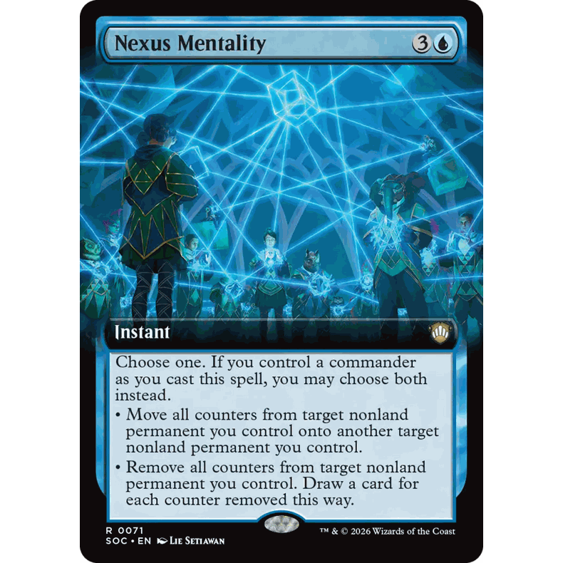 SOC 71 连系心神 Nexus Mentality 万智牌 扩画 R 闪