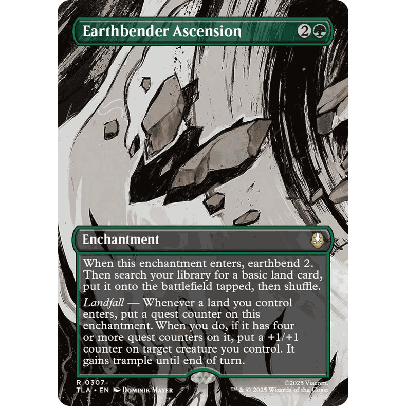 TLA 307 运土神通腾扬 Earthbender Ascension 万智牌 异画 闪 R