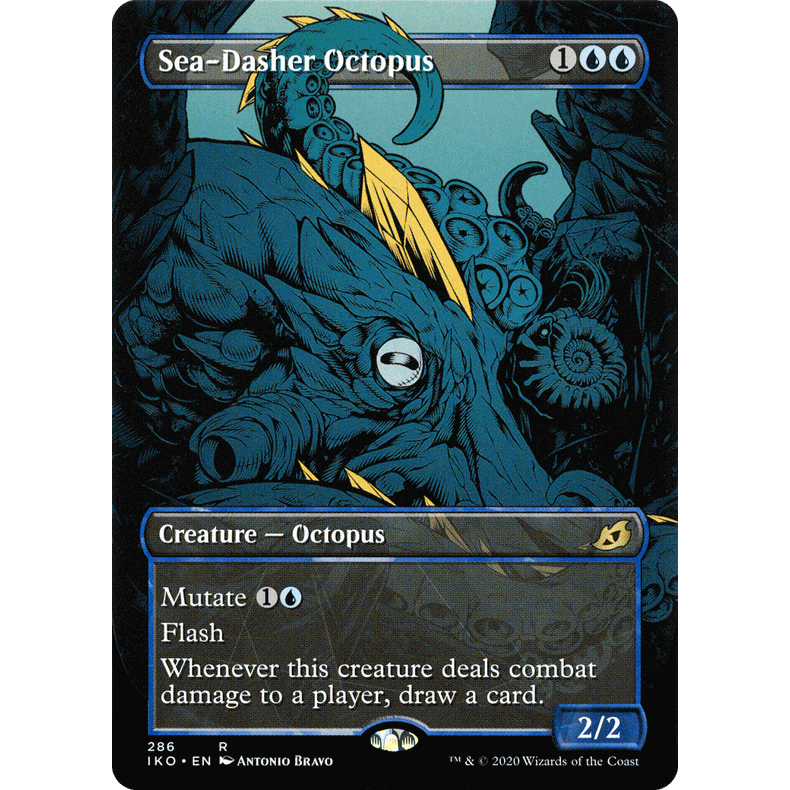 IKO 286 迅浪章鱼 Sea-Dasher Octopus 万智牌 闪 R 异画