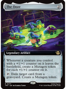 TMT 277 突变药剂 The Ooze 万智牌 闪 R 扩画