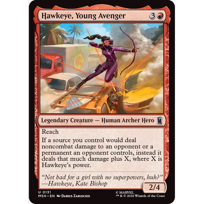 MSH 131 年轻复仇者鹰眼 Hawkeye, Young Avenger 万智牌 闪 U