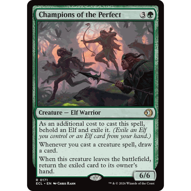 ECL 171 至美冠勇 Champions of the Perfect 万智牌 闪 R