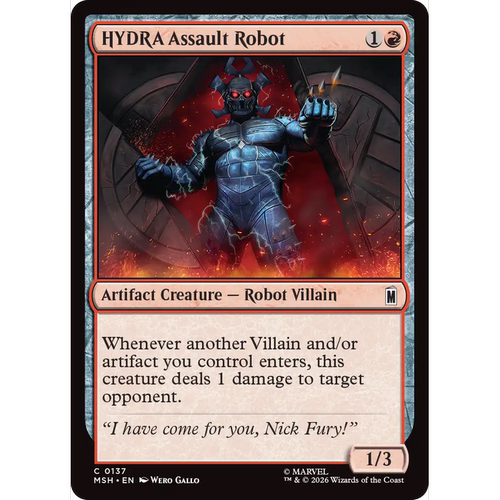 MSH 137 九头蛇强袭机器人 HYDRA Assault Robot 万智牌 闪 C