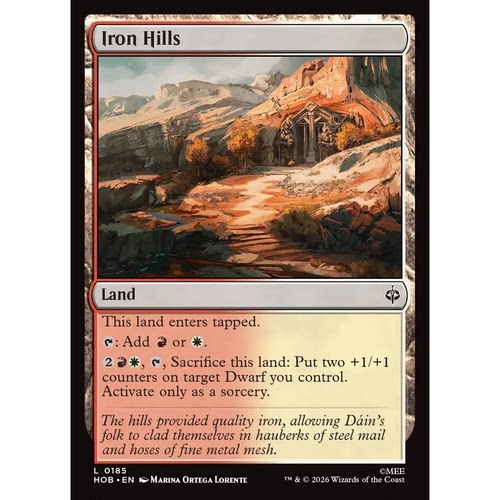 HOB 185 铁丘陵 Iron Hills 万智牌 闪 C