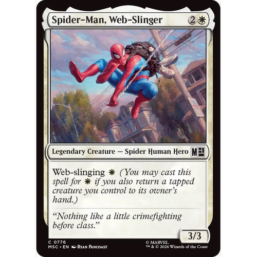 MSC 776 蛛丝甩荡者蜘蛛侠 Spider-Man 万智牌 速战 闪 C