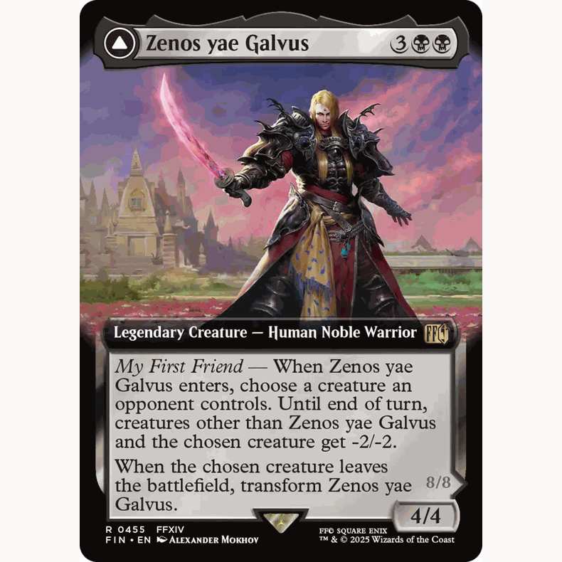 【聚点】万智牌 FIN 芝诺斯·耶·加尔乌斯 R 闪 扩画