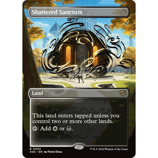 SOS 303 破碎圣所 Shattered Sanctum 万智牌 闪 R 异画