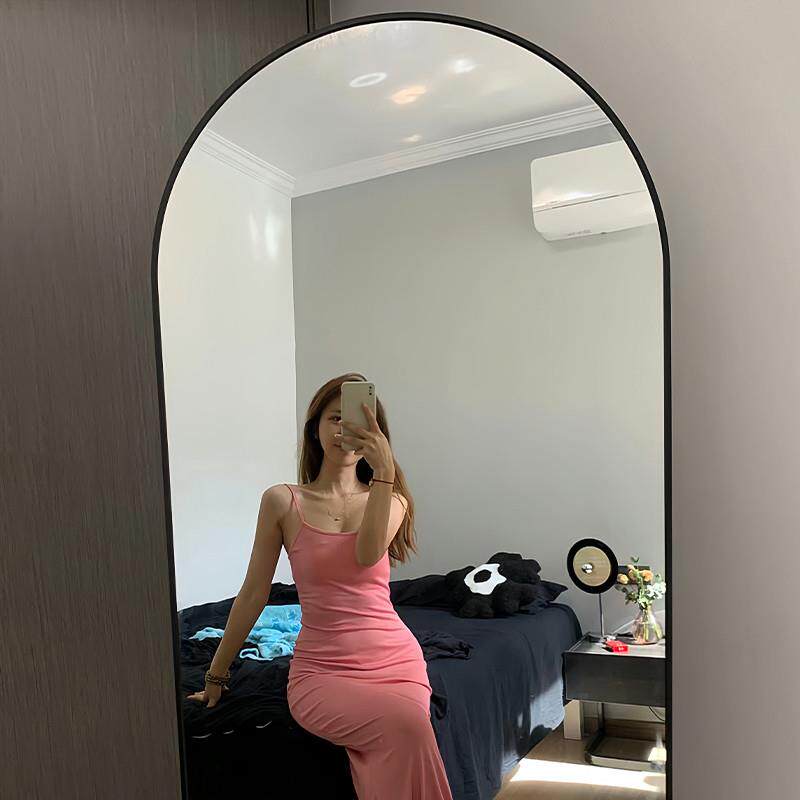 穿衣镜全身服装店专用试衣镜落地镜家用化妆美颜瘦身全身镜子贴墙