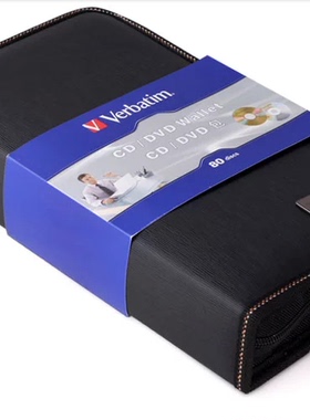 正品 威宝（Verbatim）80P片装CD包 CD/DVD/BD高档收纳包 光盘包