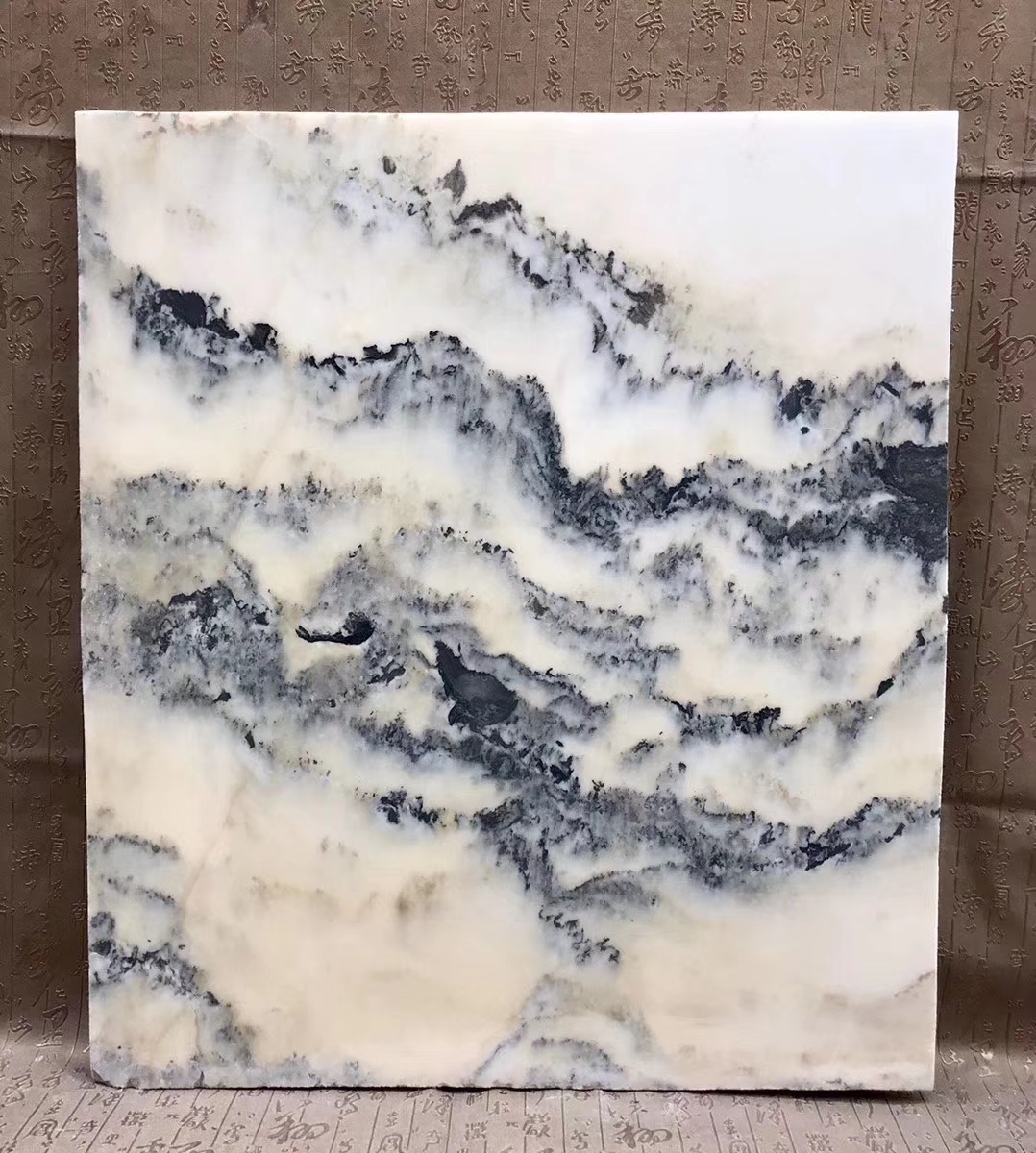 云南大理点苍山天然大理石画奇石老矿石屏风石电话18567285516