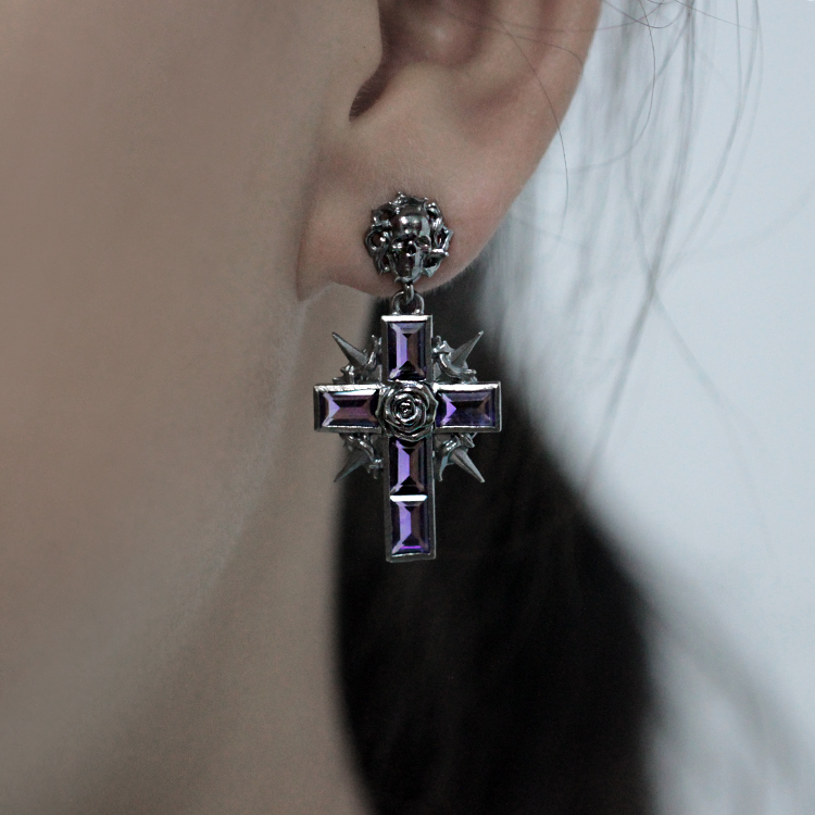 身境饰物黑色寓言原创纯银骷髅