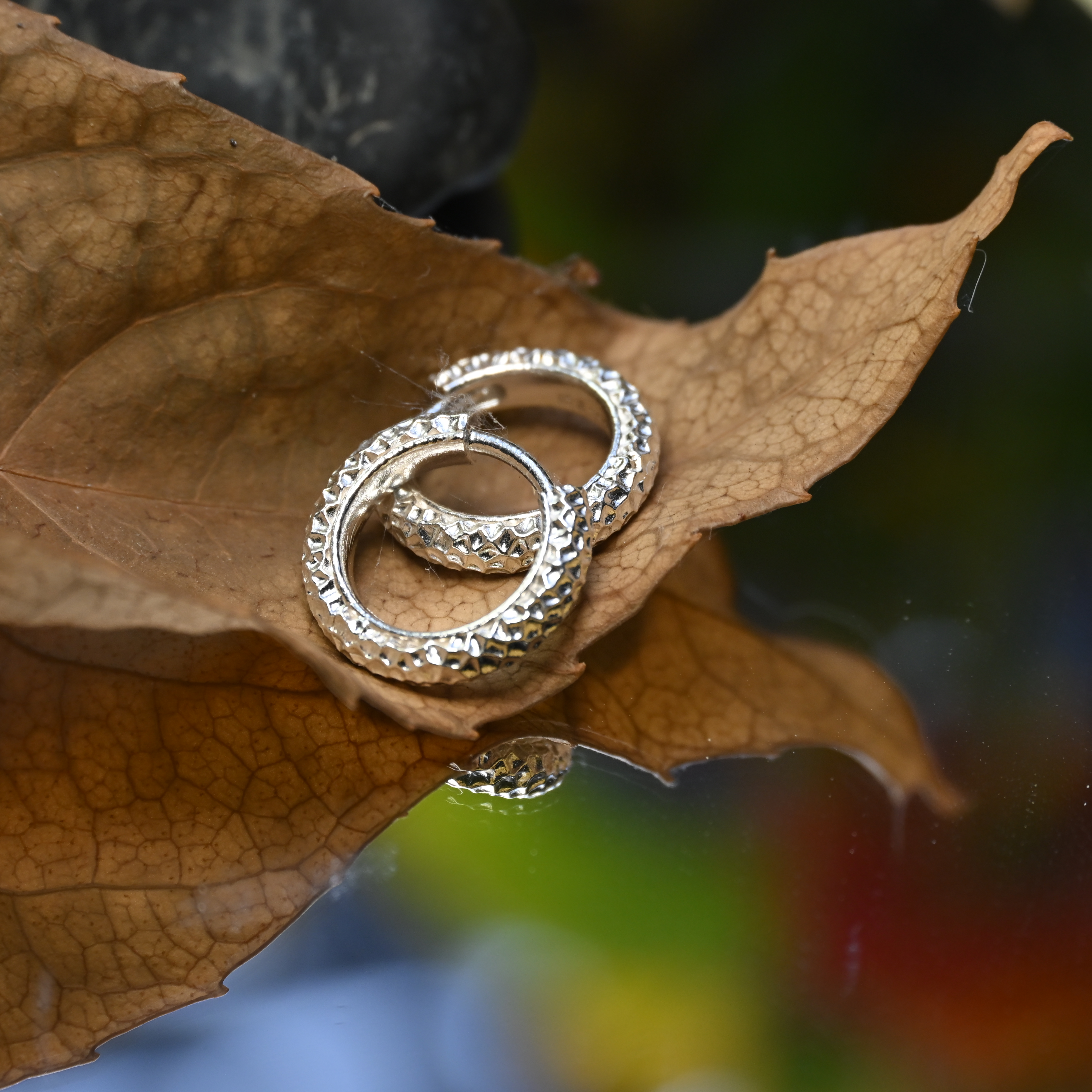 身境饰物||浮冰||碎碎冰银耳扣  在破冰船上看极光 原创设计 925