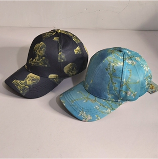 名画系列梵g男女街头百搭休闲棒球帽鸭舌帽遮阳帽R21