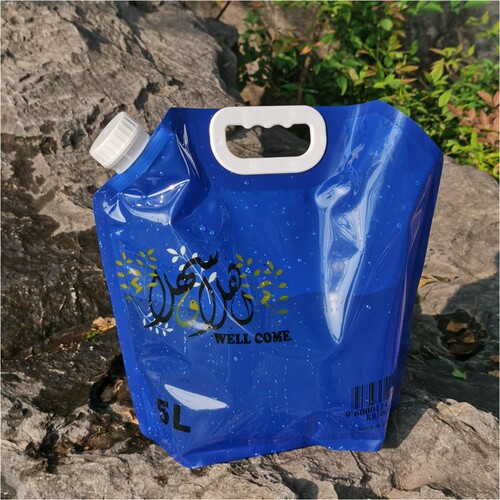 外单户外便携野餐露营洗澡桶储水袋多用途手提冷水袋5L R71