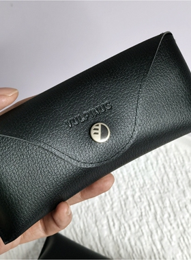 高品质轻奢皮革墨镜保护套眼镜盒防压太阳镜收纳盒S72