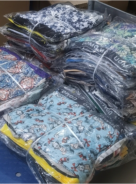 外贸尾货花色很多棉氨纶透气舒适男短裤平角内裤I52