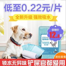 狗子尿垫清仓吸水宠物防臭 大型款 纸尿片泰迪狗尿垫狗狗100片 包邮