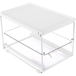 咖啡机置物架客厅水吧橱柜桌面储物马克杯玻璃杯子收纳抽屉盒多层