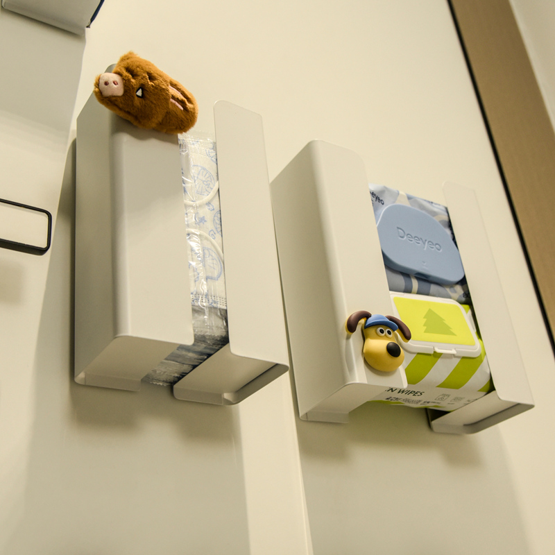 磁吸厨房纸巾挂架壁挂式