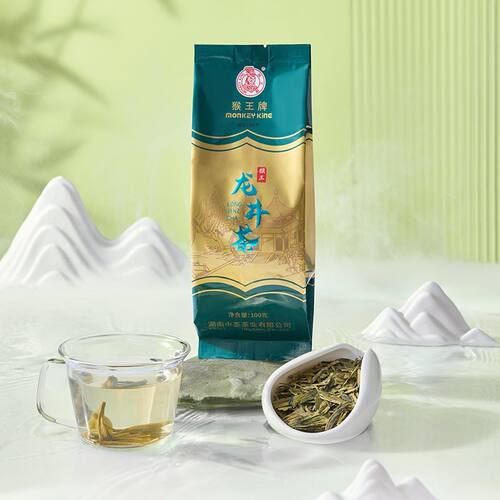 猴王牌龙井茶100g中粮绿茶钱塘龙井茶叶袋装2026年新茶买五袋送一