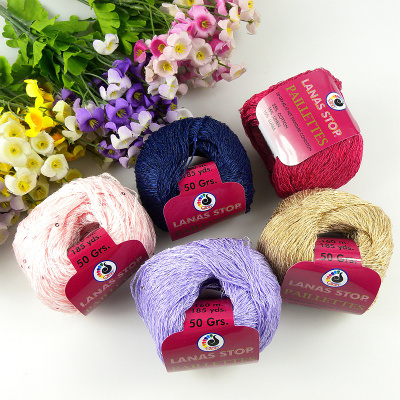 LANAS亮片线lanas棉麻