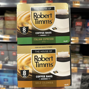香港代购Robert Bruce罗伯特替姆斯 速溶滤袋咖啡包48g