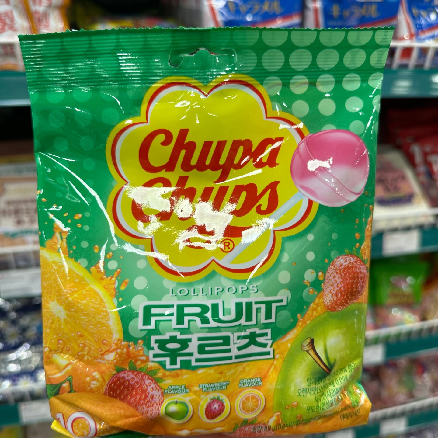 珍宝珠可乐水果味棒棒糖袋