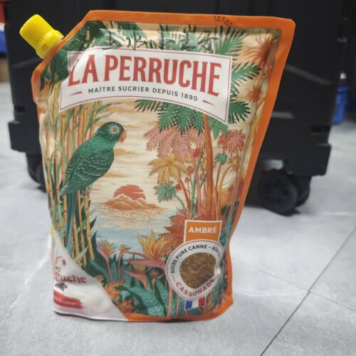 香港代购 法国LA PERRUCHE鹦鹉牌纯正黄蔗砂糖750g
