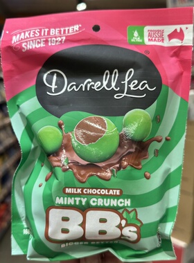 香港代购澳大利亚进口Darrell   Lea达雷尔利薄荷巧克力球168g