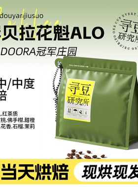 寻豆研究所 罕贝拉花魁ALO日晒G1精品咖啡豆现烘咖啡手冲SOE意式