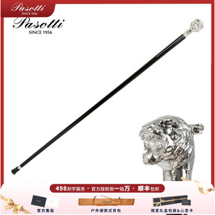 手杖绅士Pasotti意大利银色老虎权杖礼品文明棍拐杖拐棍英伦