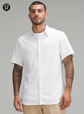 Airing Easy 男士短袖衬衫 透气速干芯吸丨lululemon丨LM3DK7S