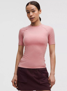 Short-Sleeve 女士运动短袖圆领打底衫丨lululemon丨LW3HLAS