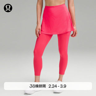Skirt Tight 女高腰二合一带网球裙紧身裤 LW5FKOA lululemon