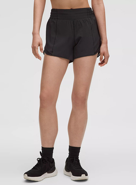 Hotty Hot 女士运动高腰短裤 4  *内衬款丨lululemon丨LW7ARIT