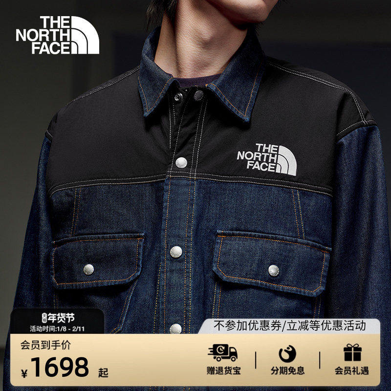 北面UE设计师款牛仔夹克外套牛仔裤男款套装户外新款TheNorthFace