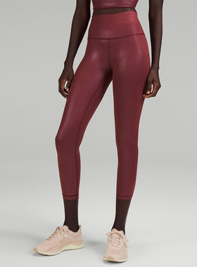 Wunder Train 女士高腰中长紧身裤 23  *Foil丨lululemon LW6BWDS