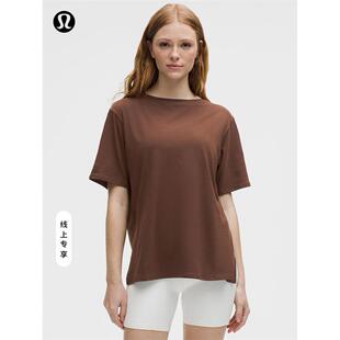 Fit lululemon 女士宽松剪裁船型领口 恤 LW3IDWS Relaxed