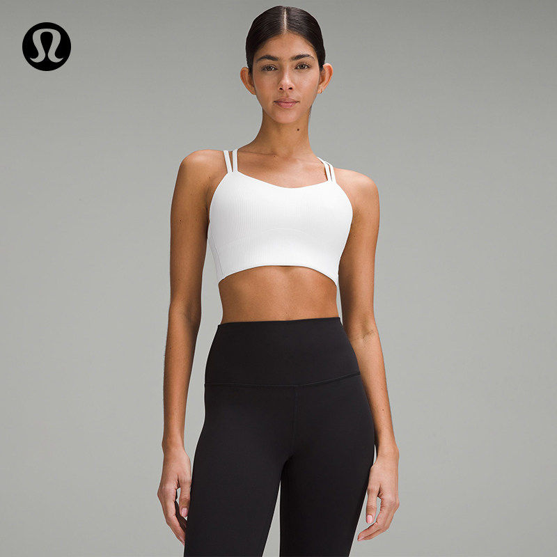 Like a Cloud女士长款运动内衣B/C*罗纹速干丨lululemon丨LW2D03S