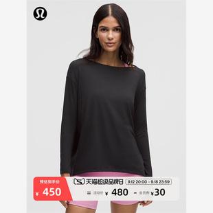 Back In Action 女士棉混纺长袖 T 恤丨lululemon丨LW3KDOS