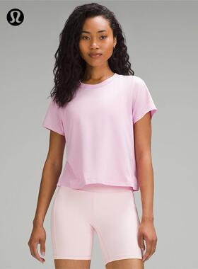 Classic-Fit 女士经典剪裁棉混纺短袖 T 恤丨lululemon丨LW3FGDS