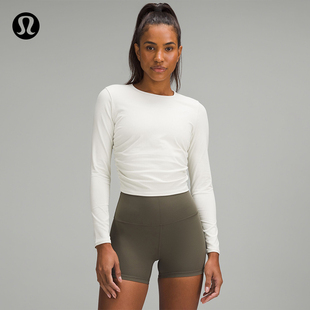 All It Takes 女士运动长袖T恤 *罗纹 Nulu™丨lululemon LW3GK5S