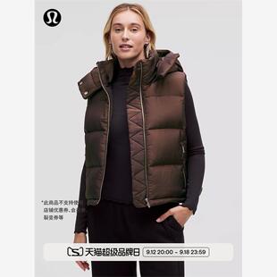 Wunder Puff 女士短款羽绒马甲 *蓝紫光泽丨lululemon丨LW4CI3S