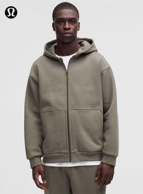 Heavyweight 男士高克重抓绒拉炼连帽卫衣丨lululemon丨LM3FAOS