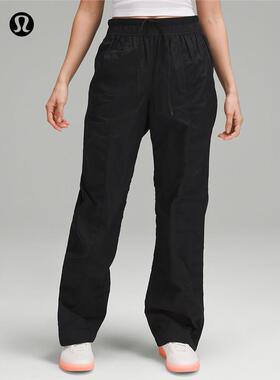 Relaxed-Fit 女士宽松款褶饰中腰长裤 丨lululemon丨LW5GM8A