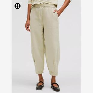 Loungeful 女士超宽松款高腰中长运动裤丨lululemon丨LW6CI7S