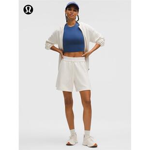 Contrast-Ribbed Softstreme女士高腰短裤5.5 lululemon丨LW7DOCS